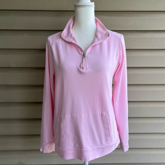 •Kim Rogers• Lightweight Quarter Zip Pullover - Size Small - Picture 1 of 11